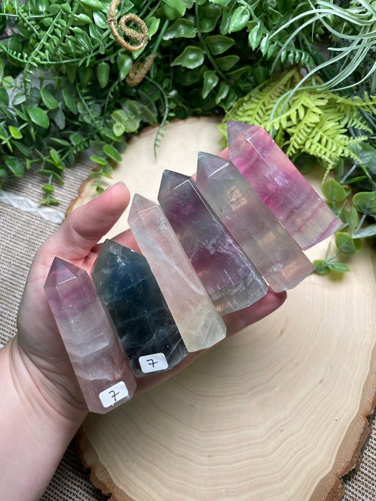 Fluorite Tower (may have minor scratches and chips)