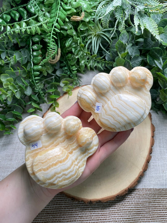 Yellow Calcite Paw