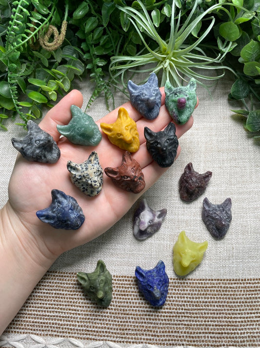 Crystal Wolf Head