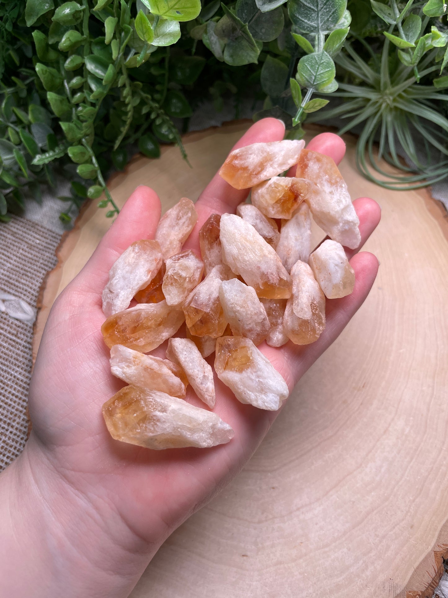 Citrine (Heat Treated Amethyst) Point Raw Stone