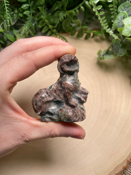 Flower Jasper Chinese Guardian