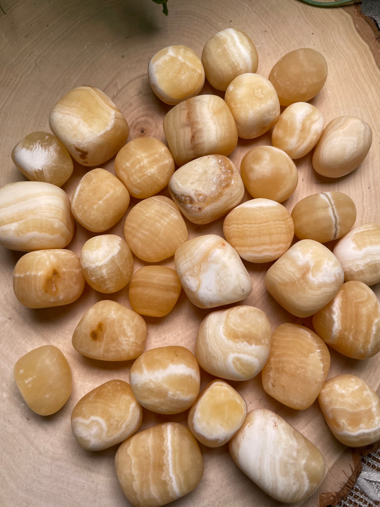 Yellow Calcite Tumble