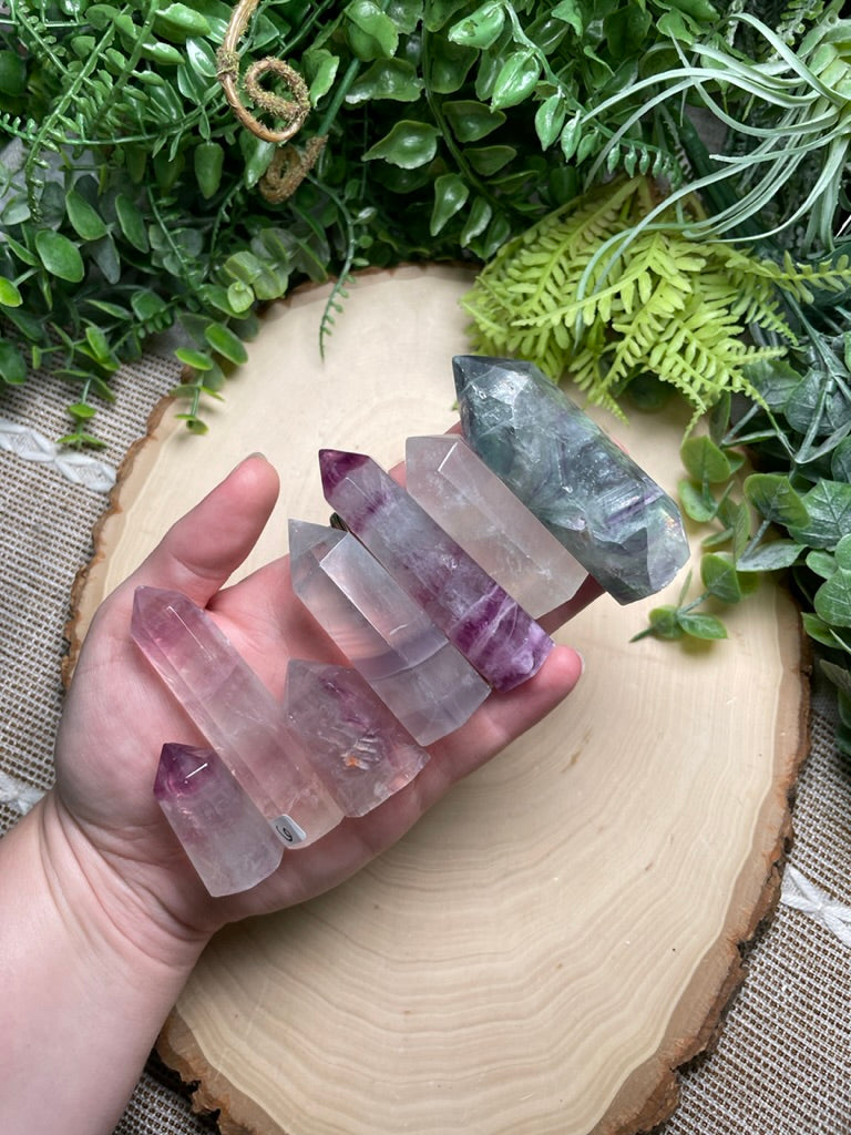 Fluorite Tower (may have minor scratches and chips)