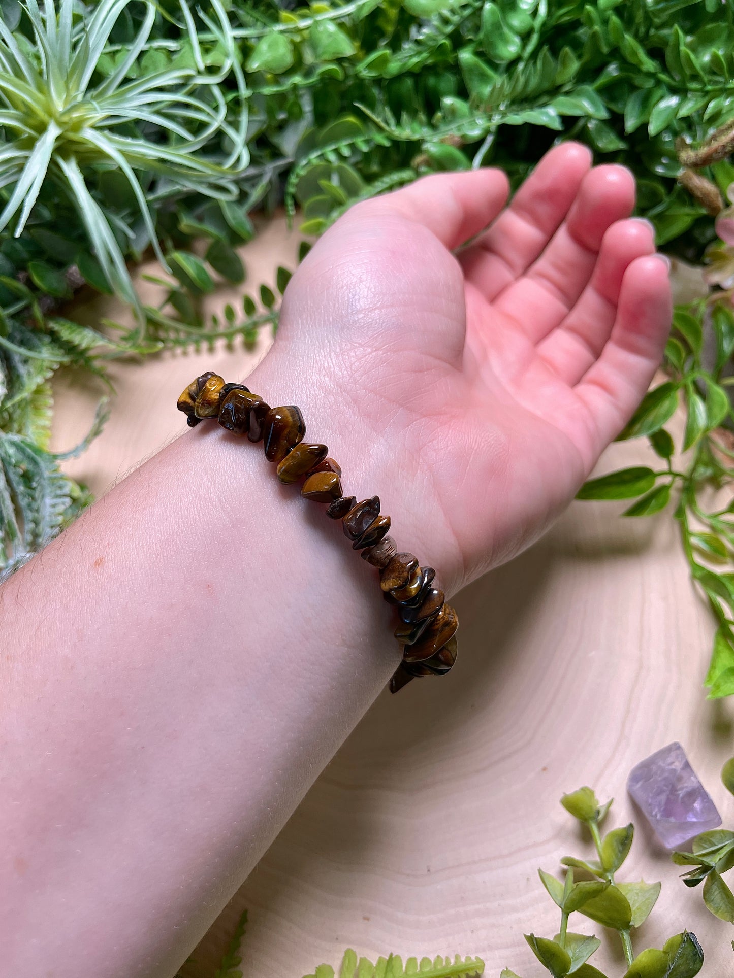 Tigers Eye Chip Bracelet