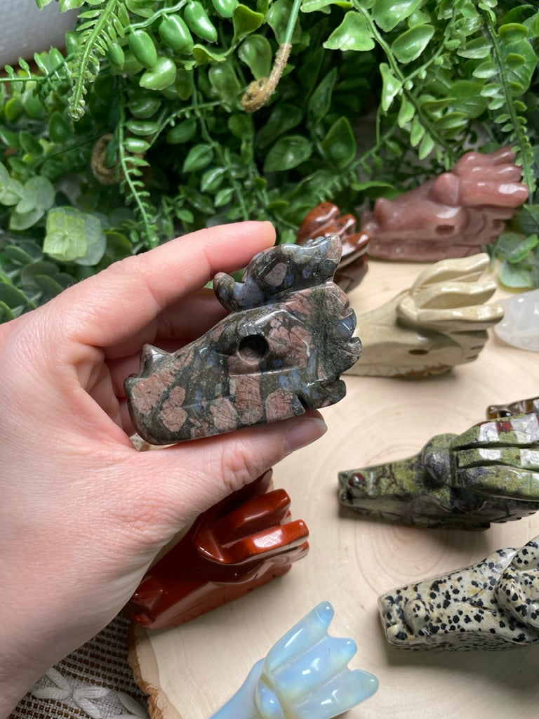 Crystal Dragon Head