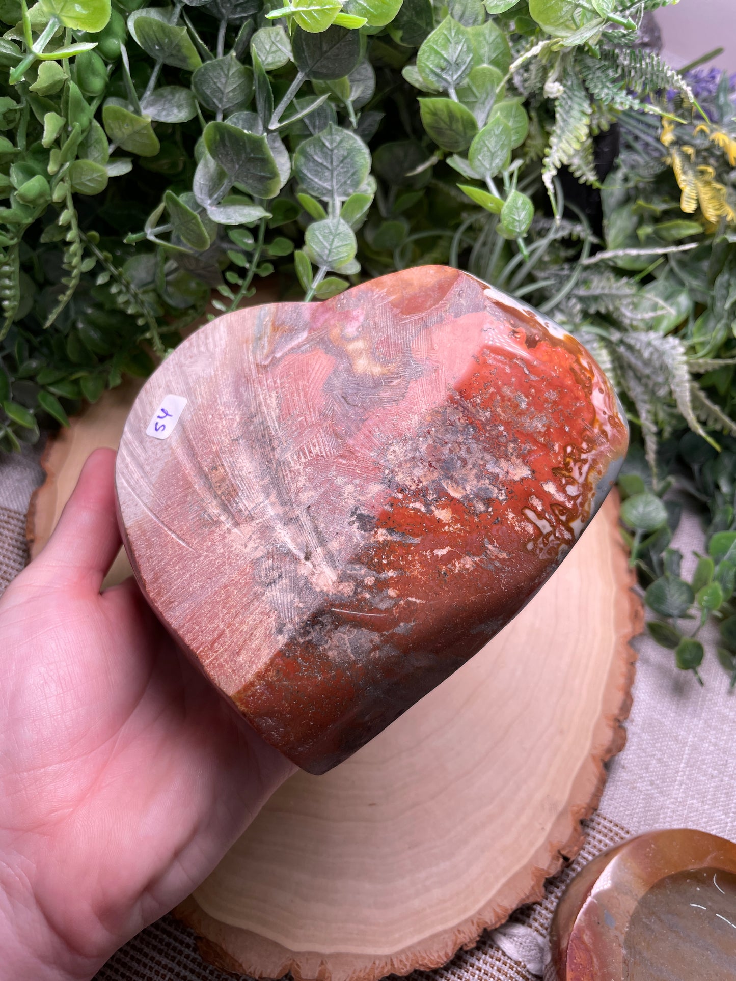 Polychrome Jasper Heart Bowl