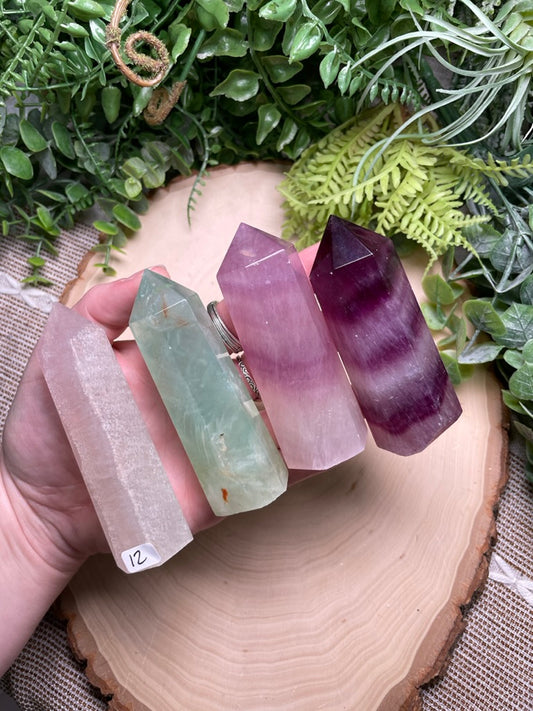 Fluorite Tower (may have minor scratches and chips)