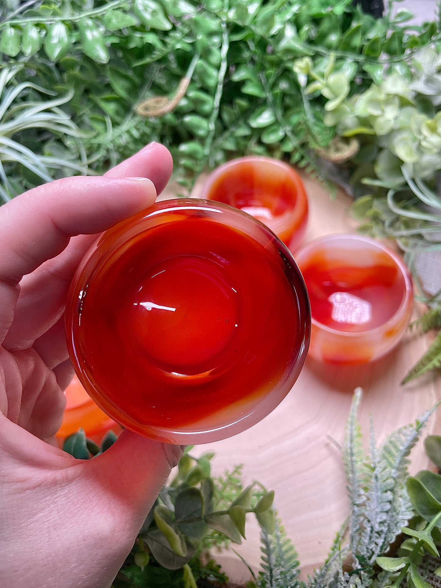 Synthetic Carnelian Bowl