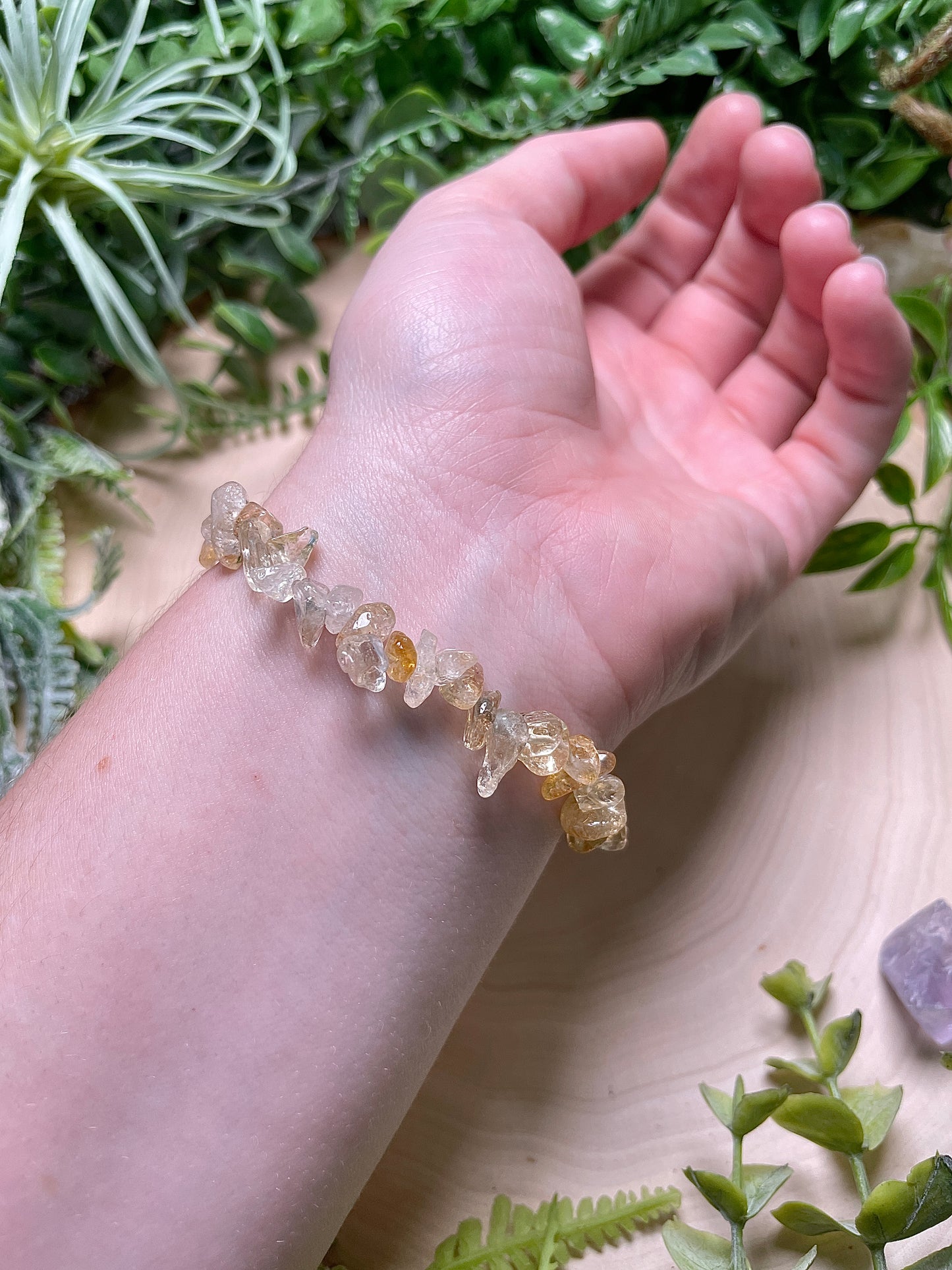 Citrine Chip Bracelet