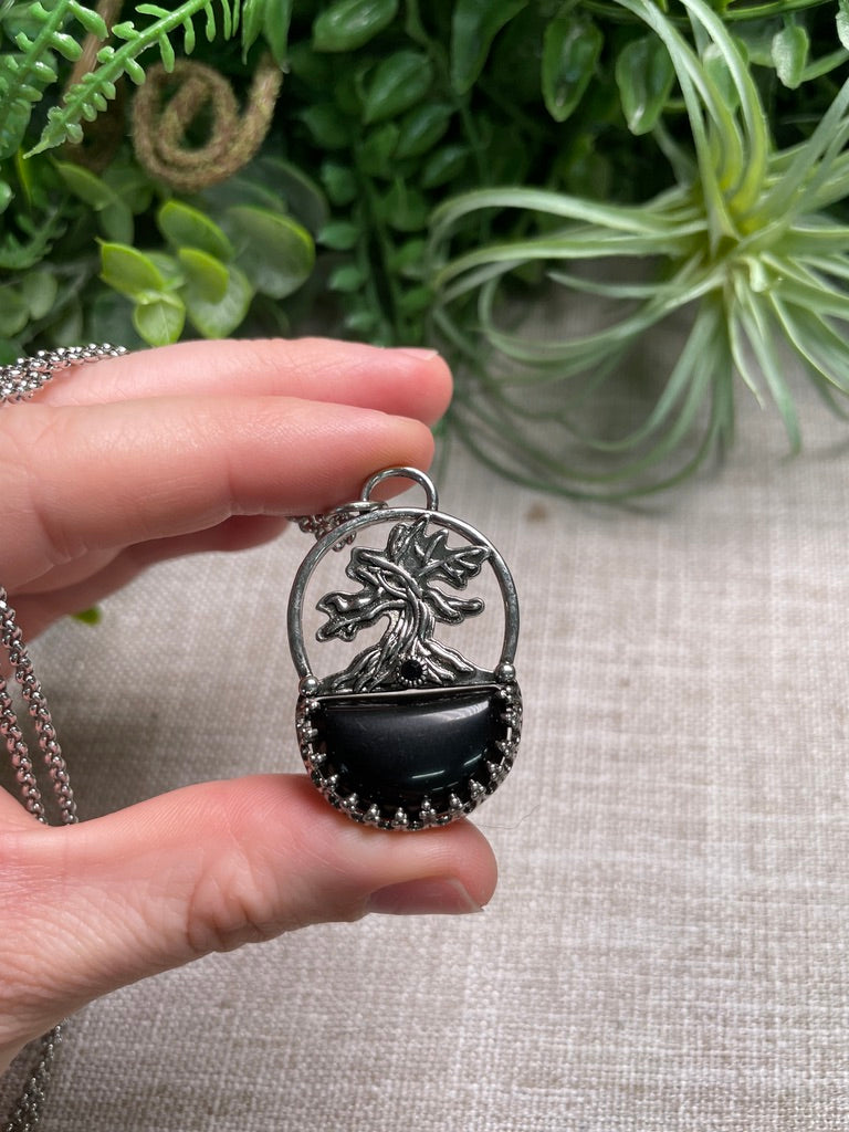 Crystal Tree of Life Necklace