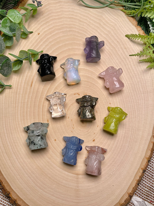 Crystal Baby Yoda/ Grogu from Star Wars