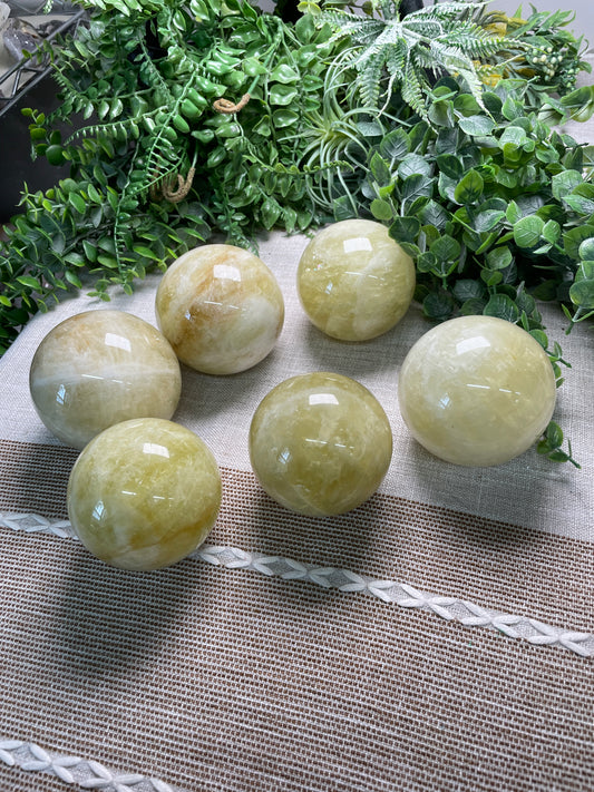 Citrine Sphere (heat treated amethyst)