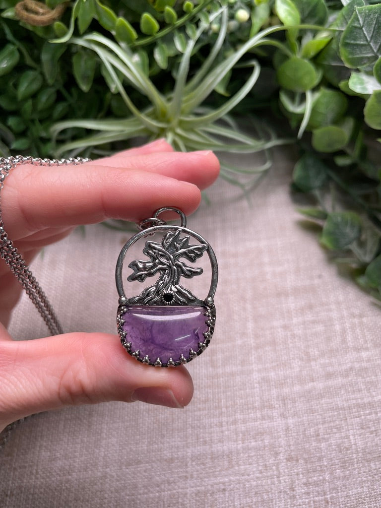 Crystal Tree of Life Necklace