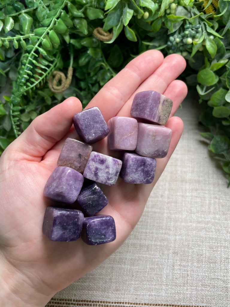 Lepidolite Cube Tumble