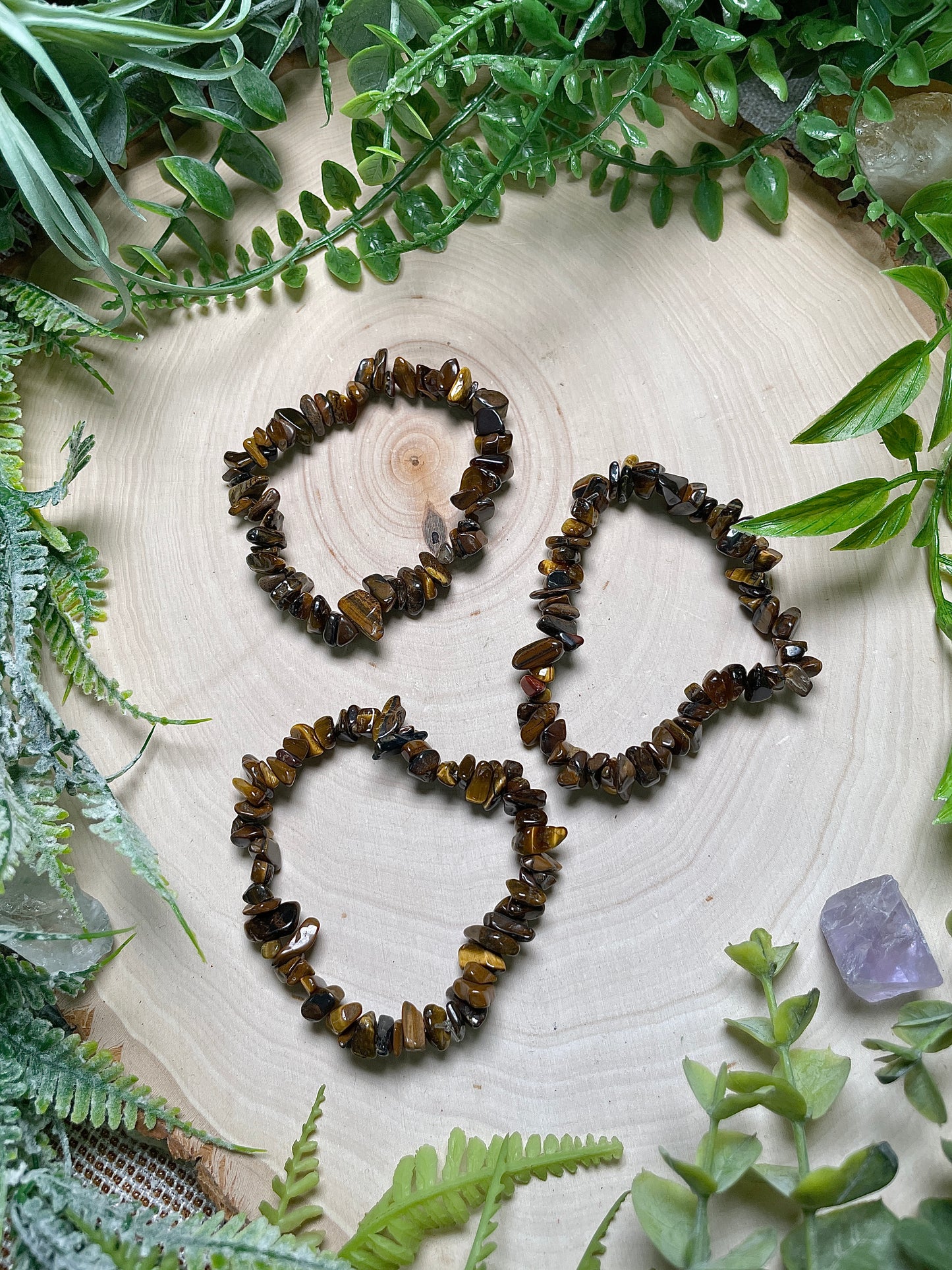 Tigers Eye Chip Bracelet