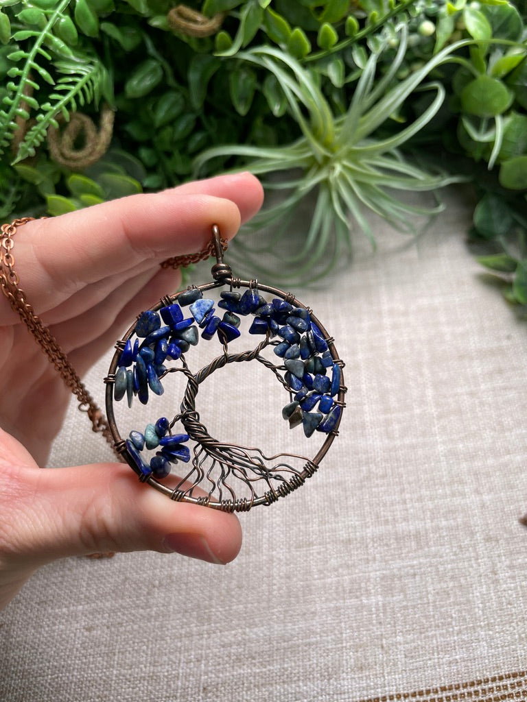 Crystal Tree of Life Necklace
