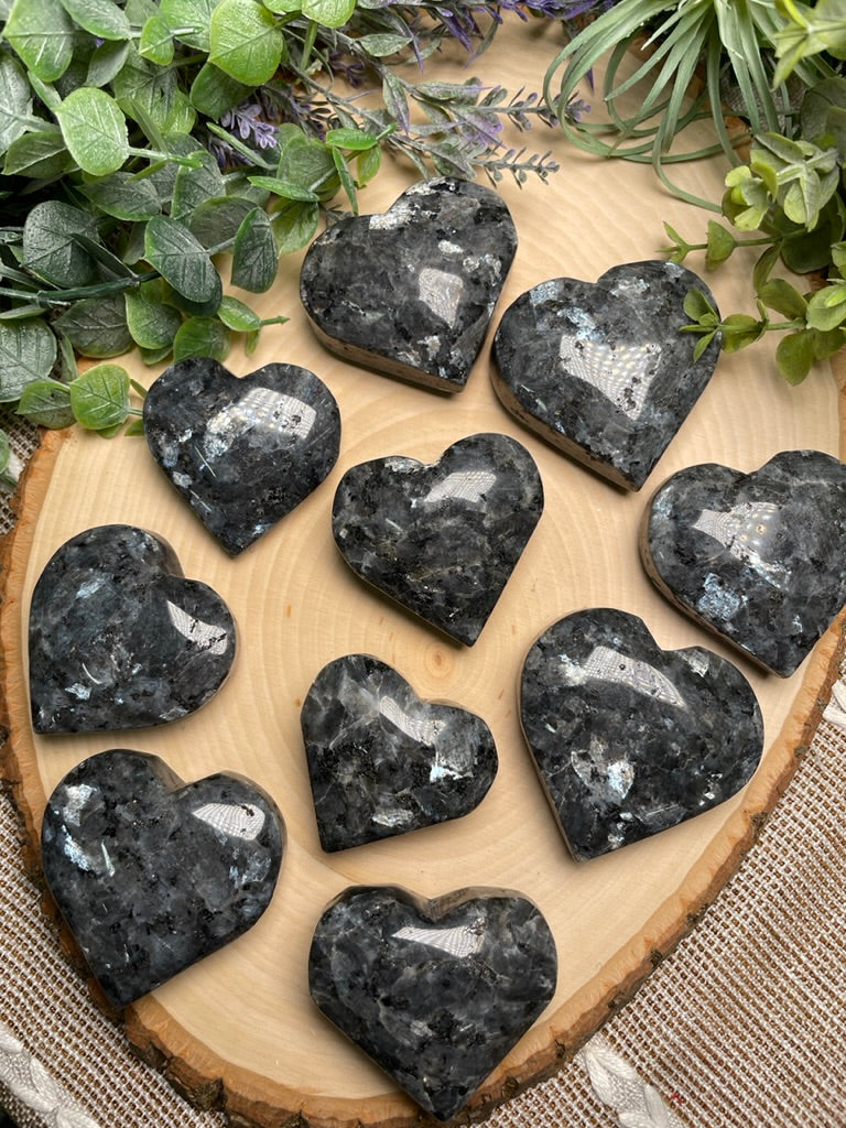 Larvikite Heart