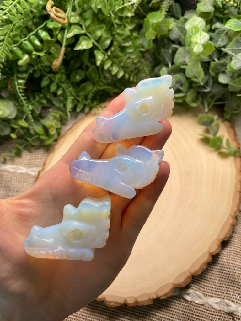 Opalite Dragon Head