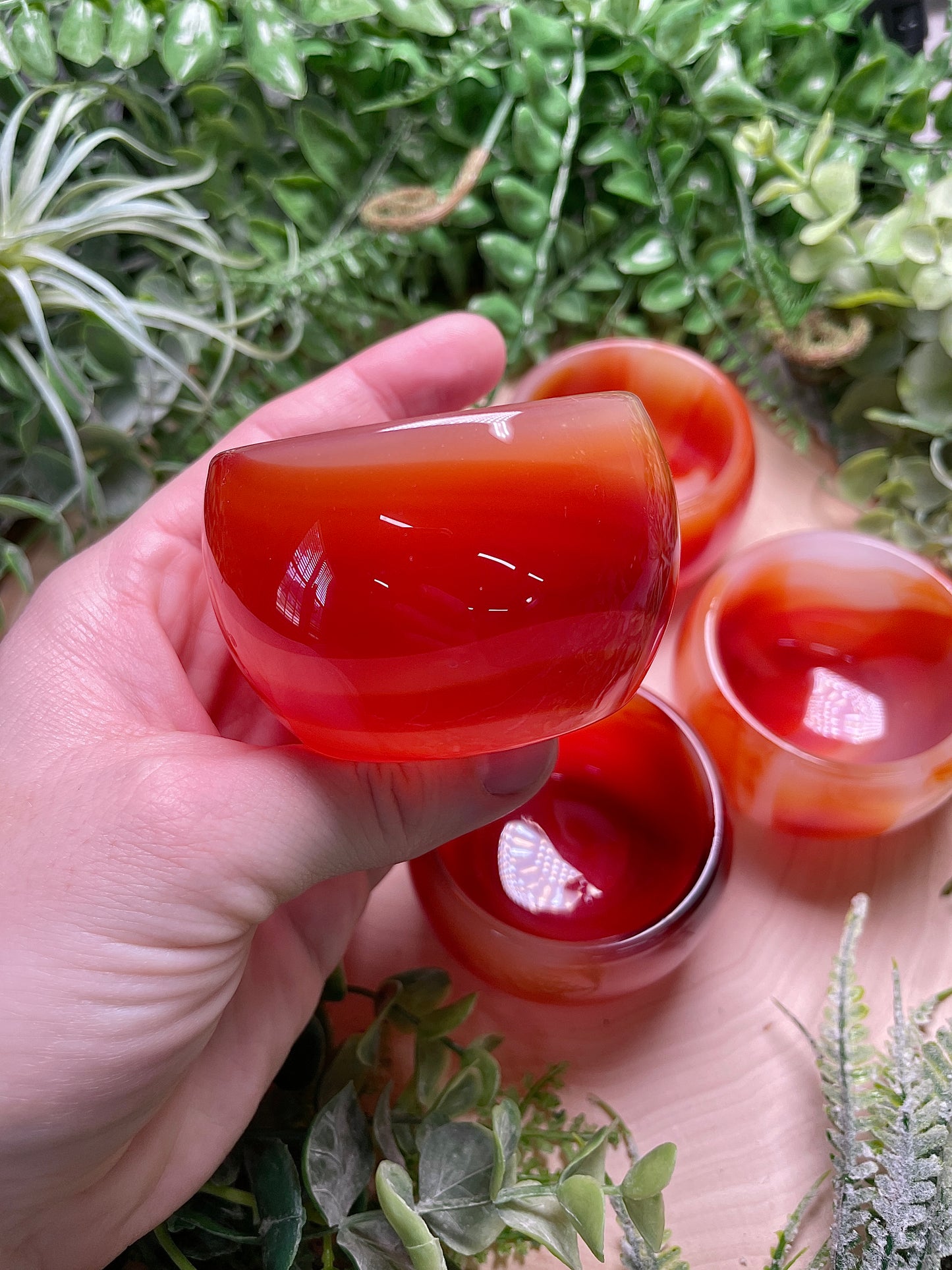 Synthetic Carnelian Bowl