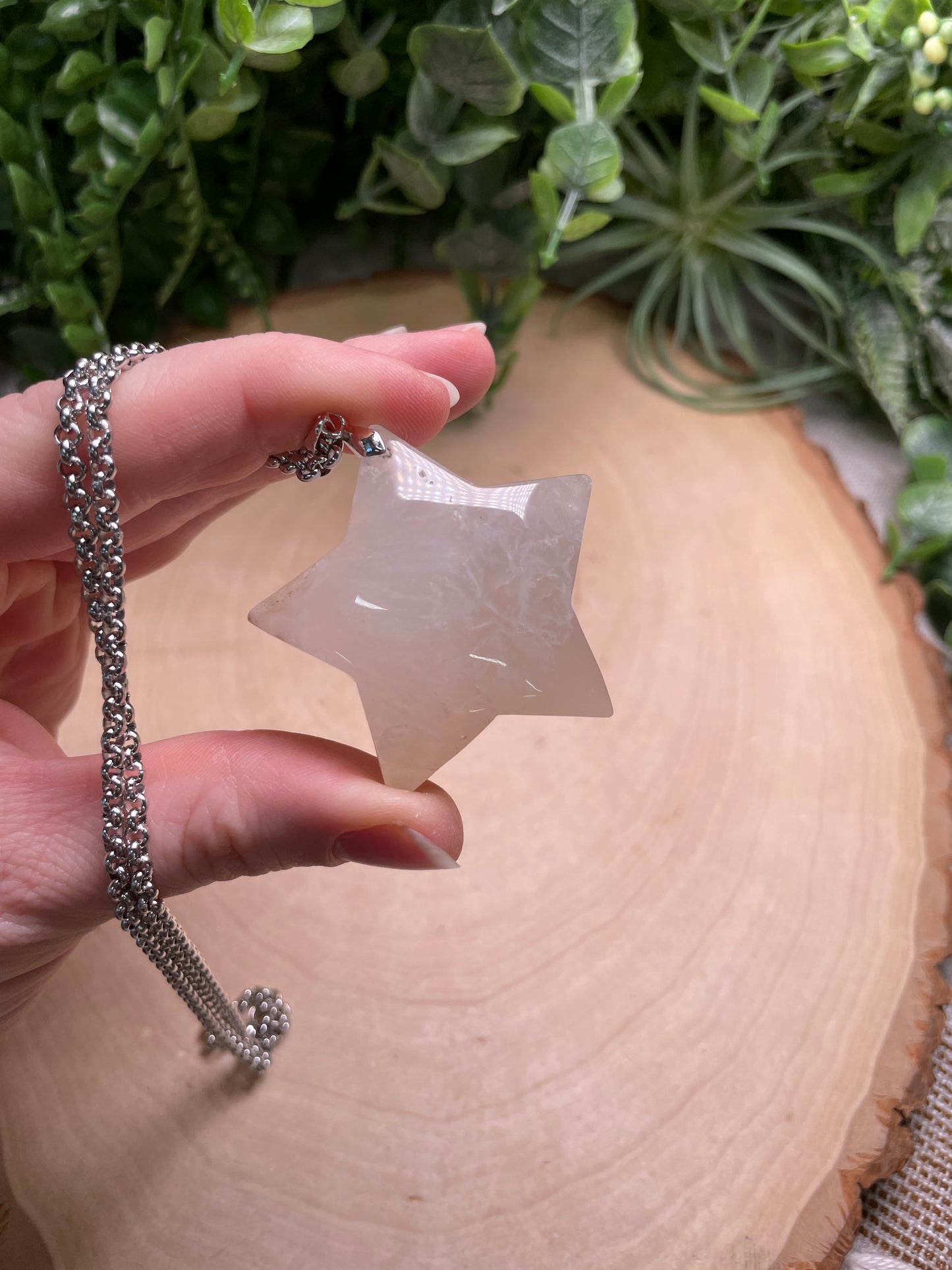 Agate Chunky Star Necklace
