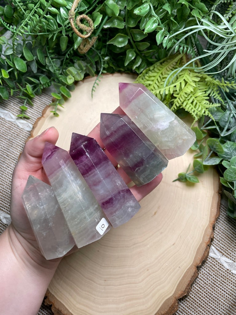 Fluorite Tower (may have minor scratches and chips)