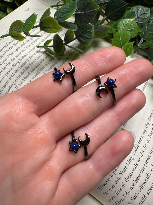 Lapis Adjustable Ring
