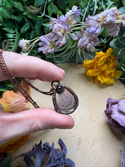 Pietersite and Butterfly Wing Necklace (reversible)