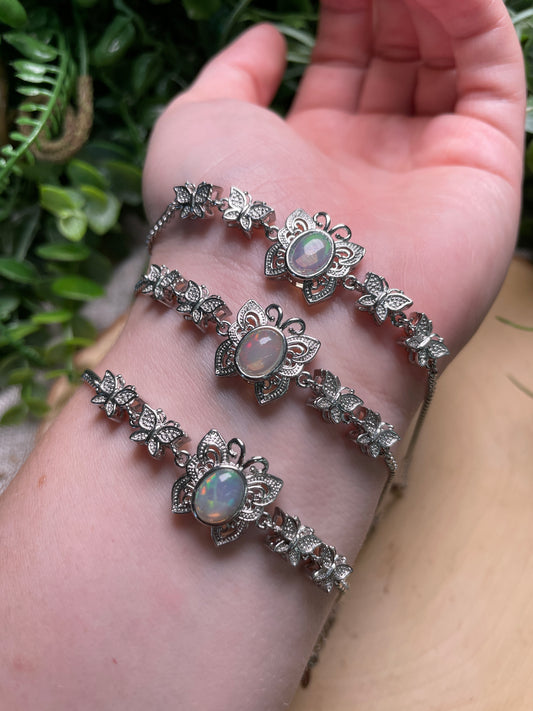 Opal Butterfly Bracelet