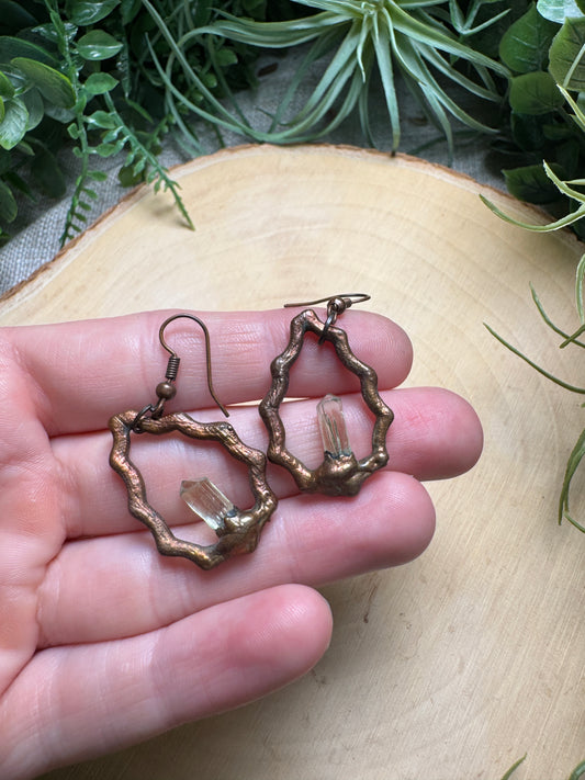 Golden Apatite Earrings