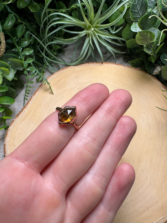 Citrine Ring Size 4