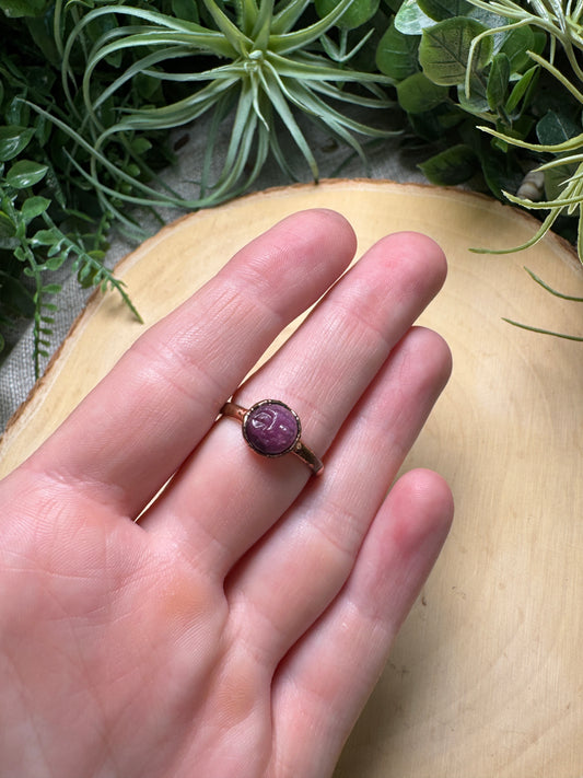 Ruby Goddess Ring Size 7