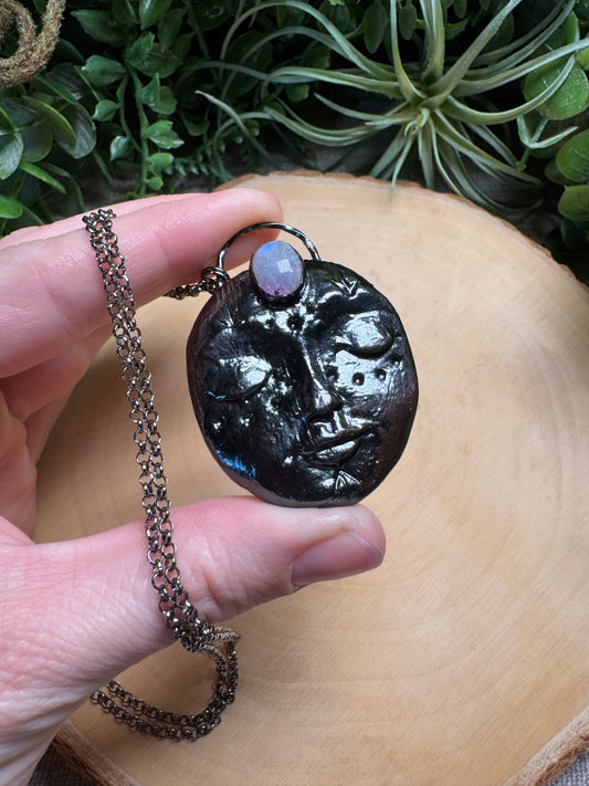 Lana- Moonstone Goddess Necklace