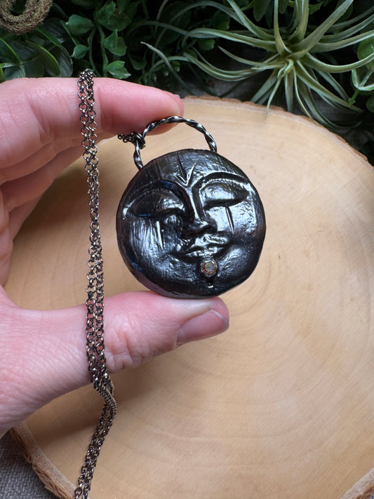 Evelyn- Rhinestone Goddess Necklace