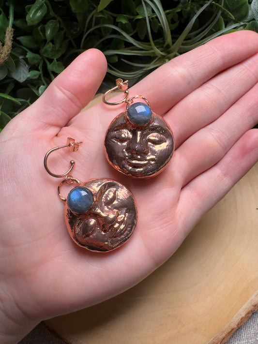 Willow- Labradorite Goddess Earrings