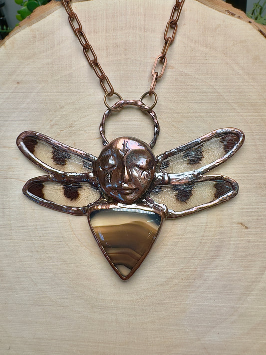 Darlene- Dragonfly Goddess Necklace