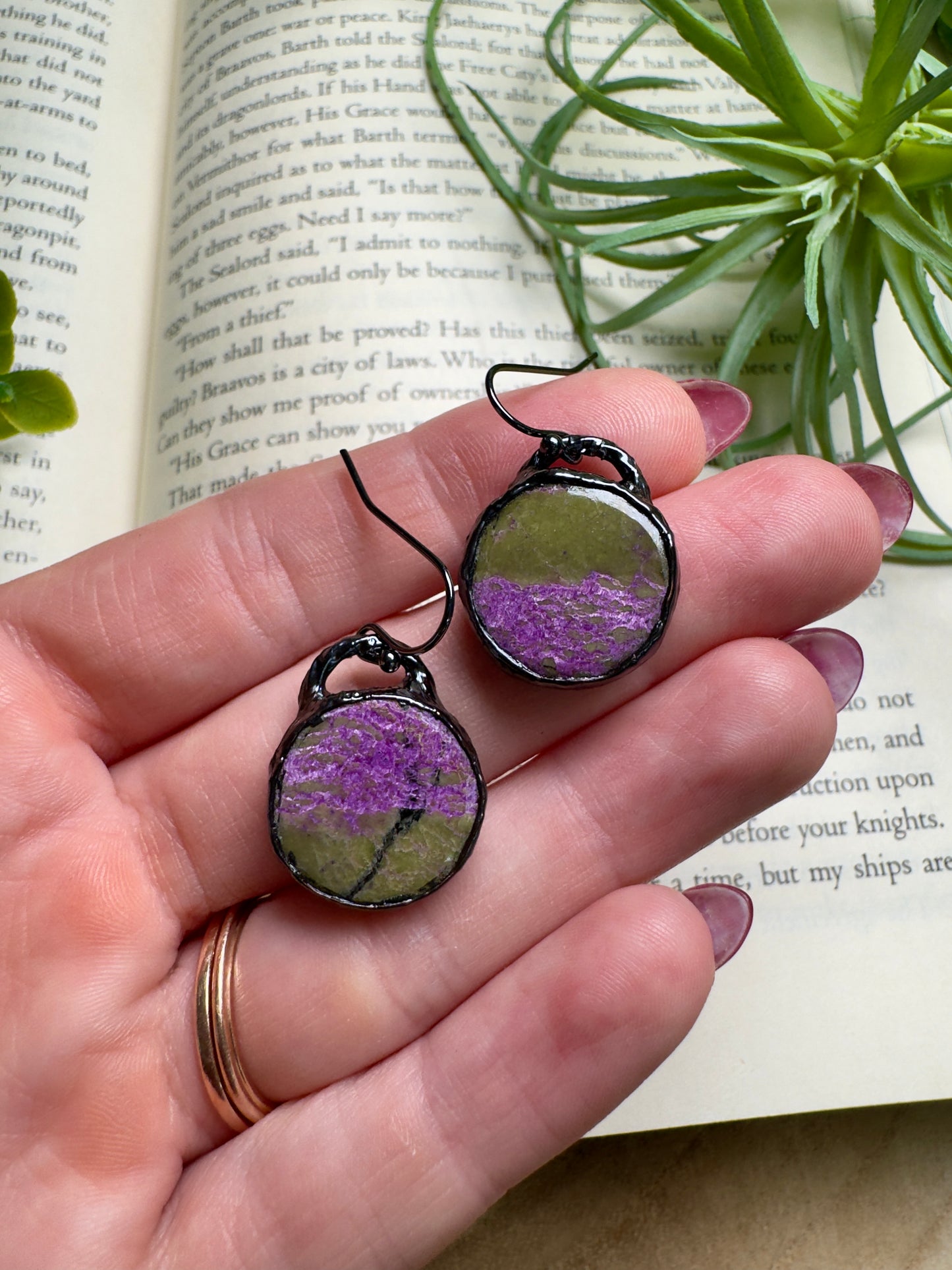 Jasper Dangle Earrings