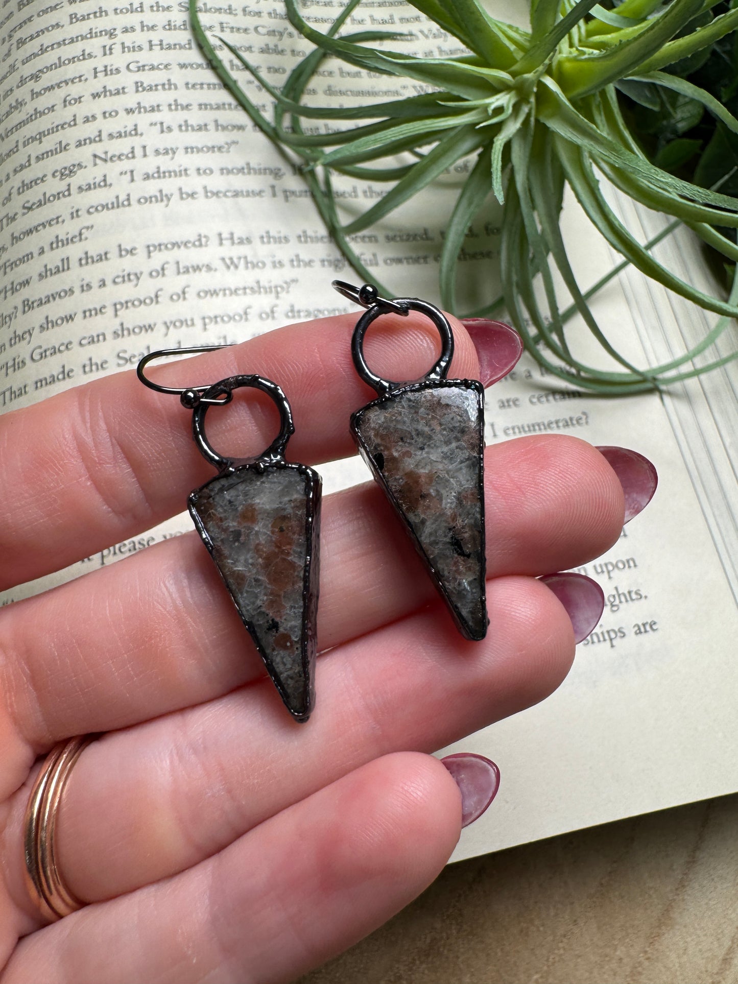 Yooperlite Dangle Earrings