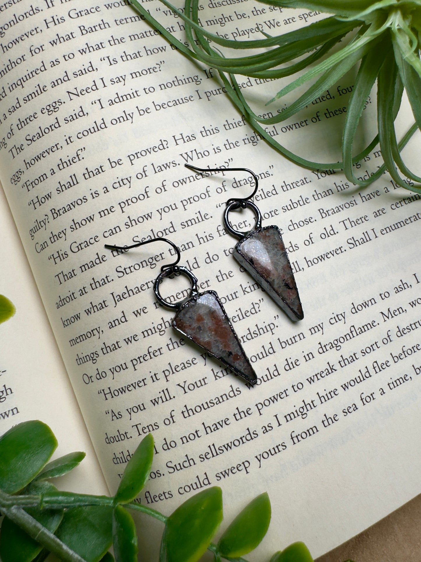 Yooperlite Dangle Earrings