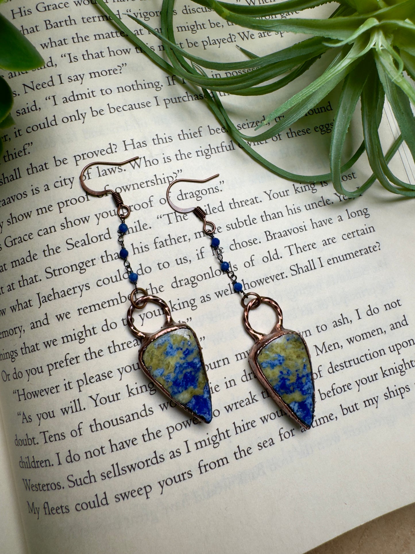 Lapis Dangle Earrings