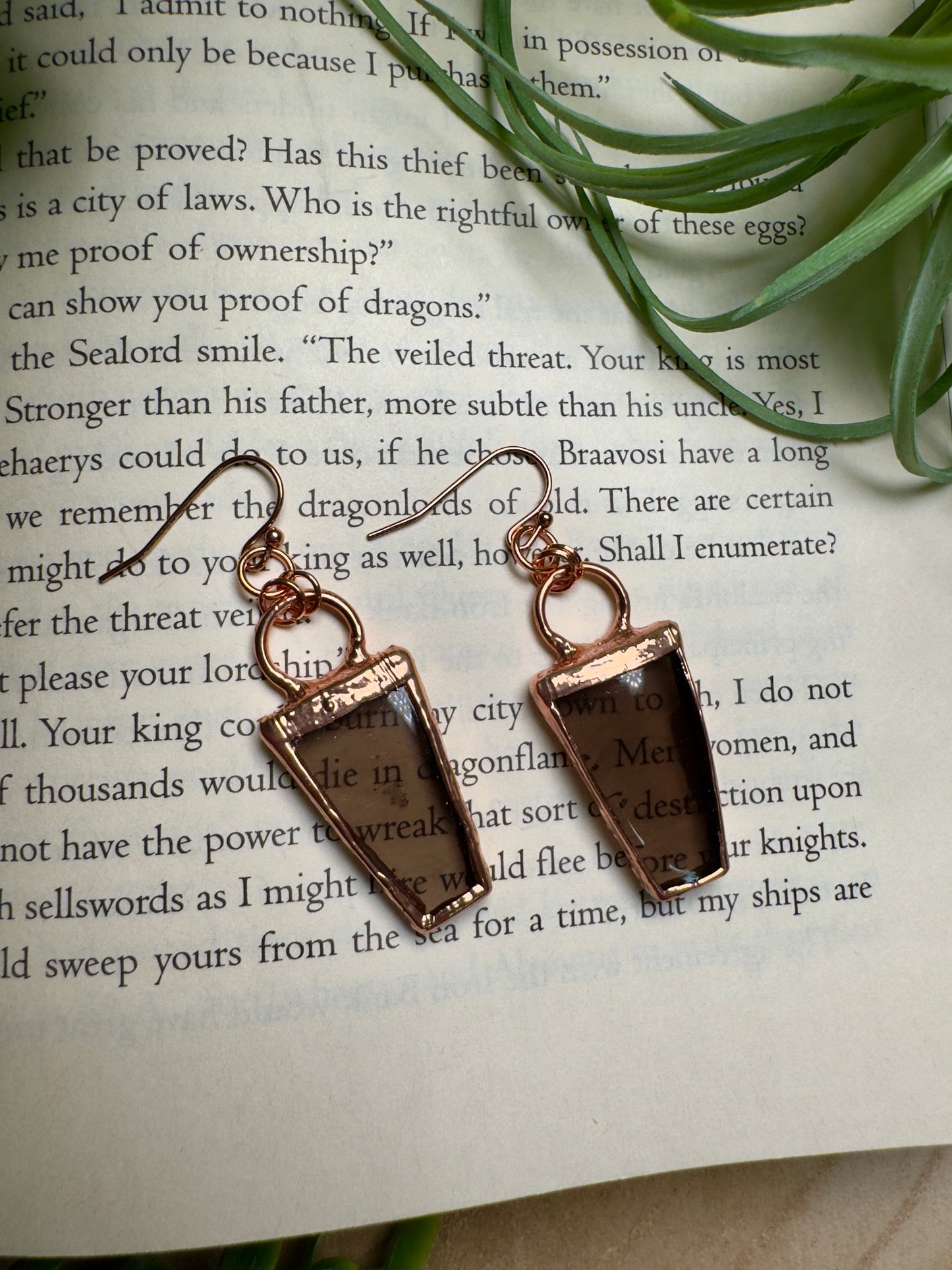 Smoky Quartz Dangle Earrings