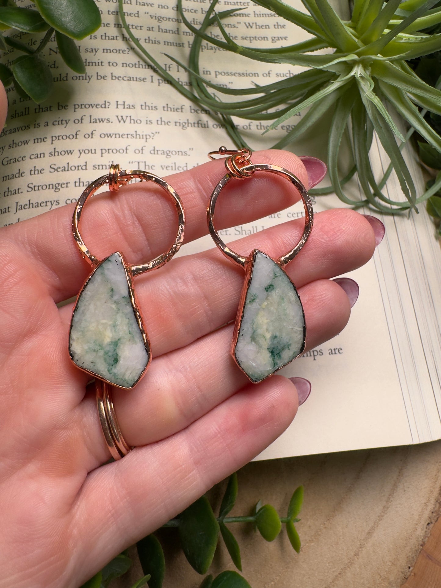 Amazonite Dangle Earrings