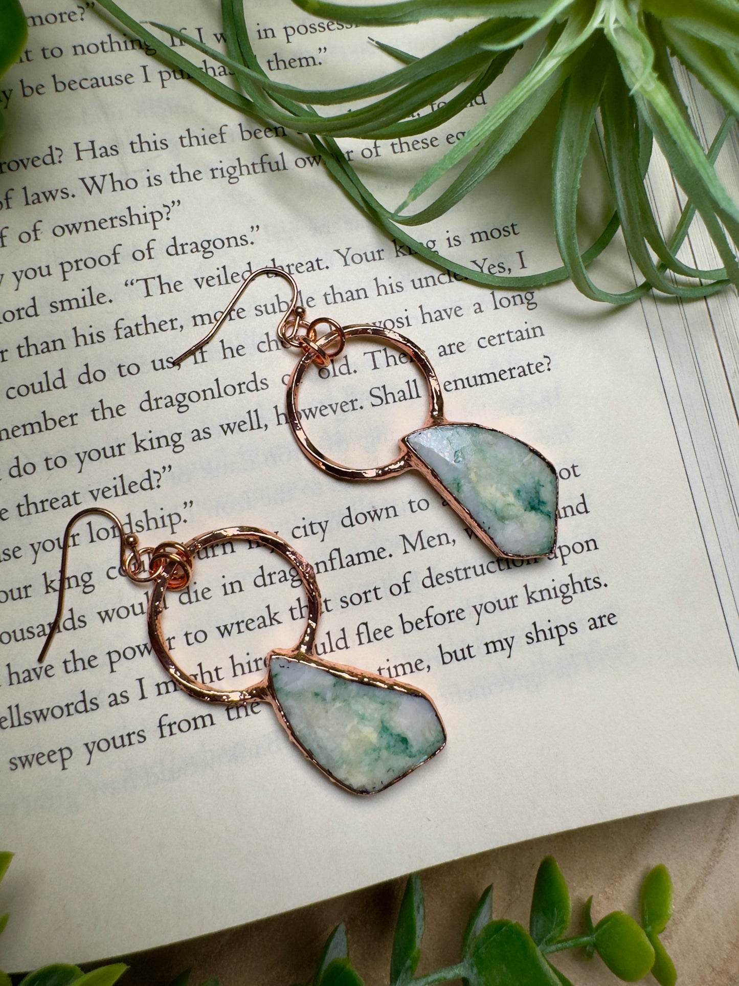 Amazonite Dangle Earrings