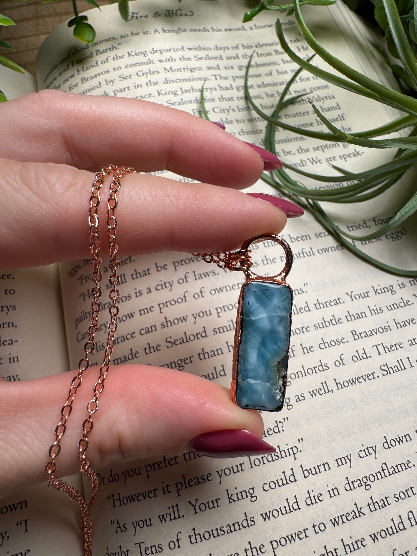 Larimar Necklace