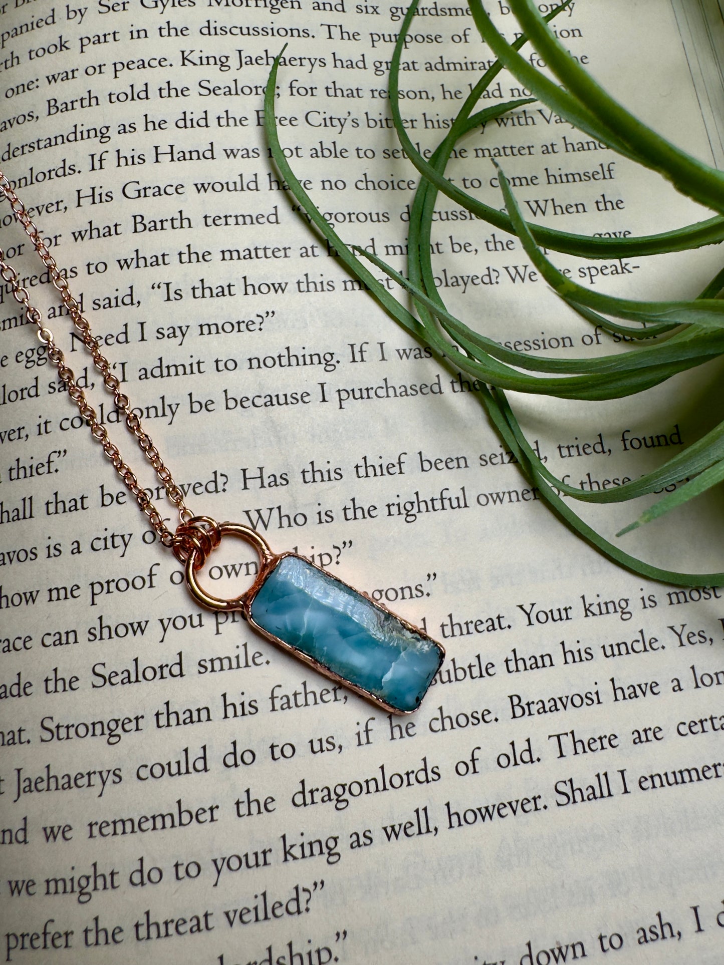 Larimar Necklace