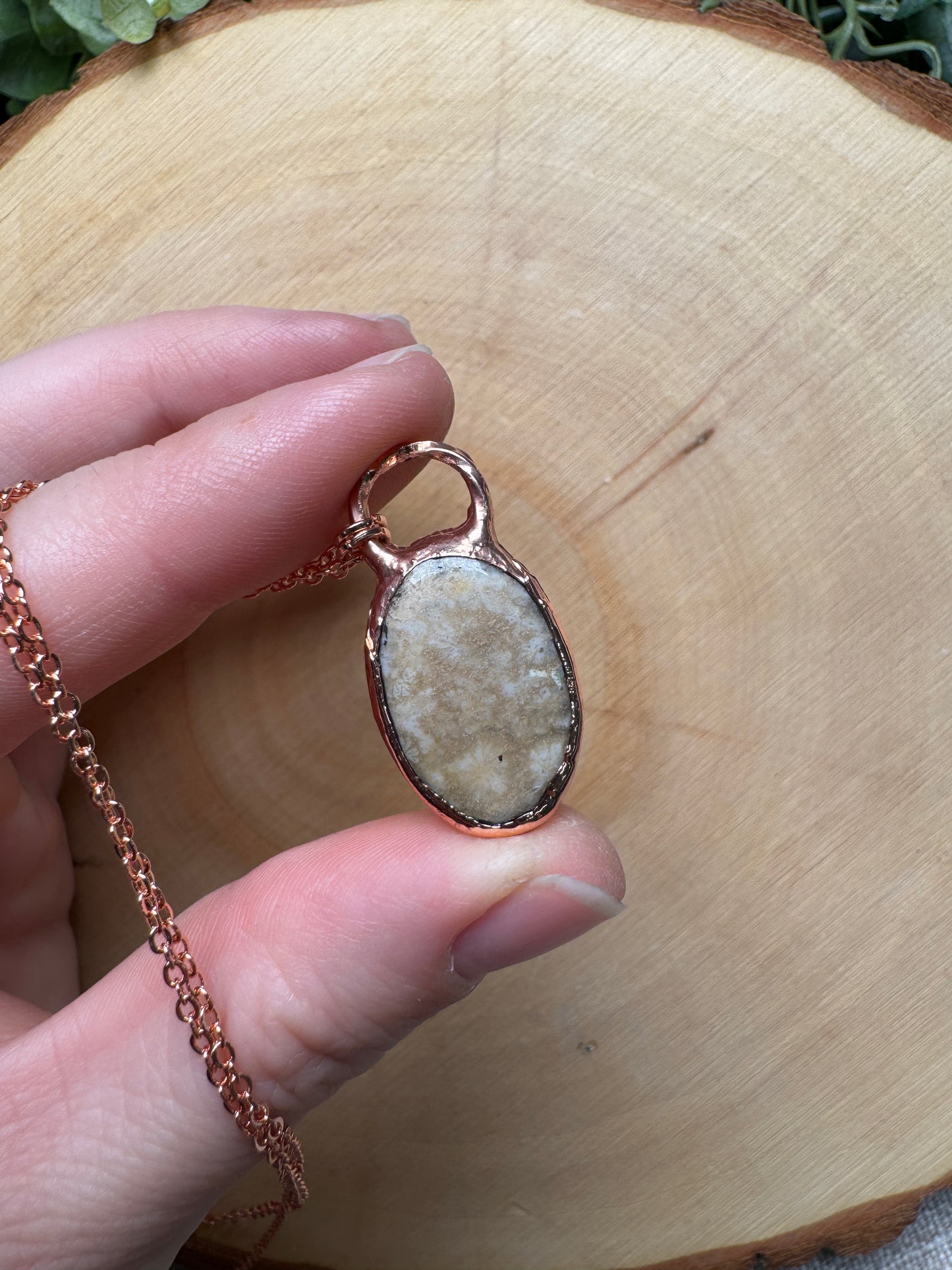 Fossilized Coral Necklace