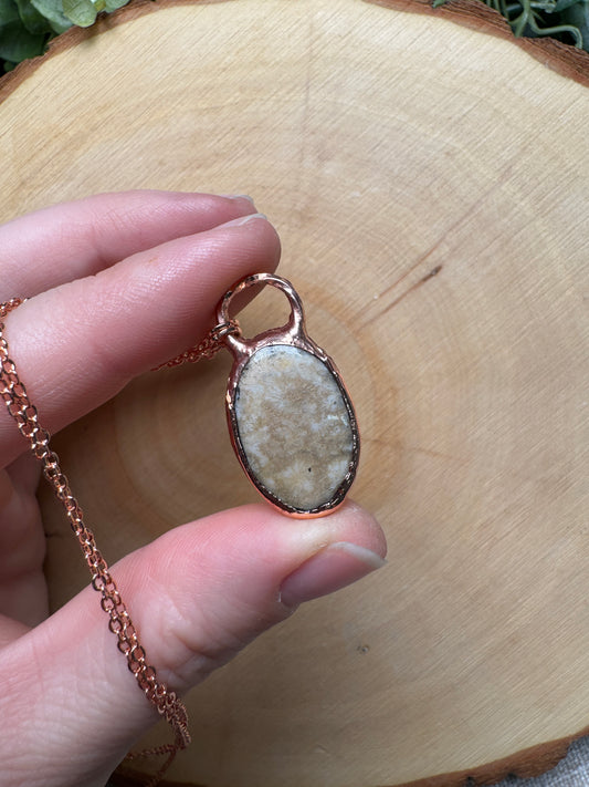 Fossilized Coral Necklace