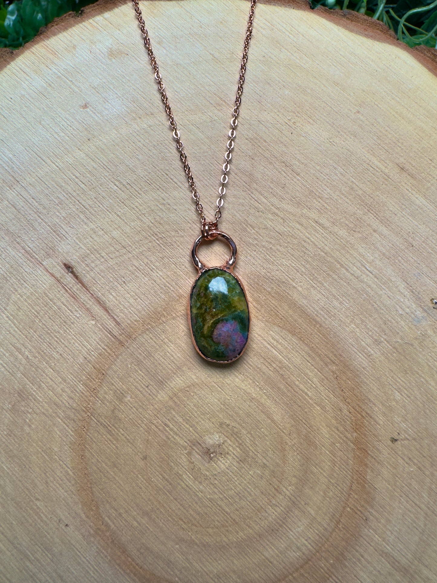 Ruby Fuschite Necklace