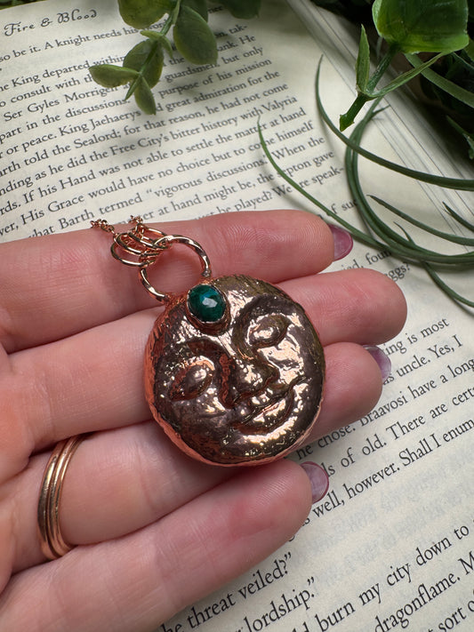 Chrysocolla Goddess Necklace