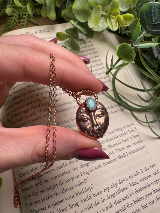 Amazonite Goddess Necklace
