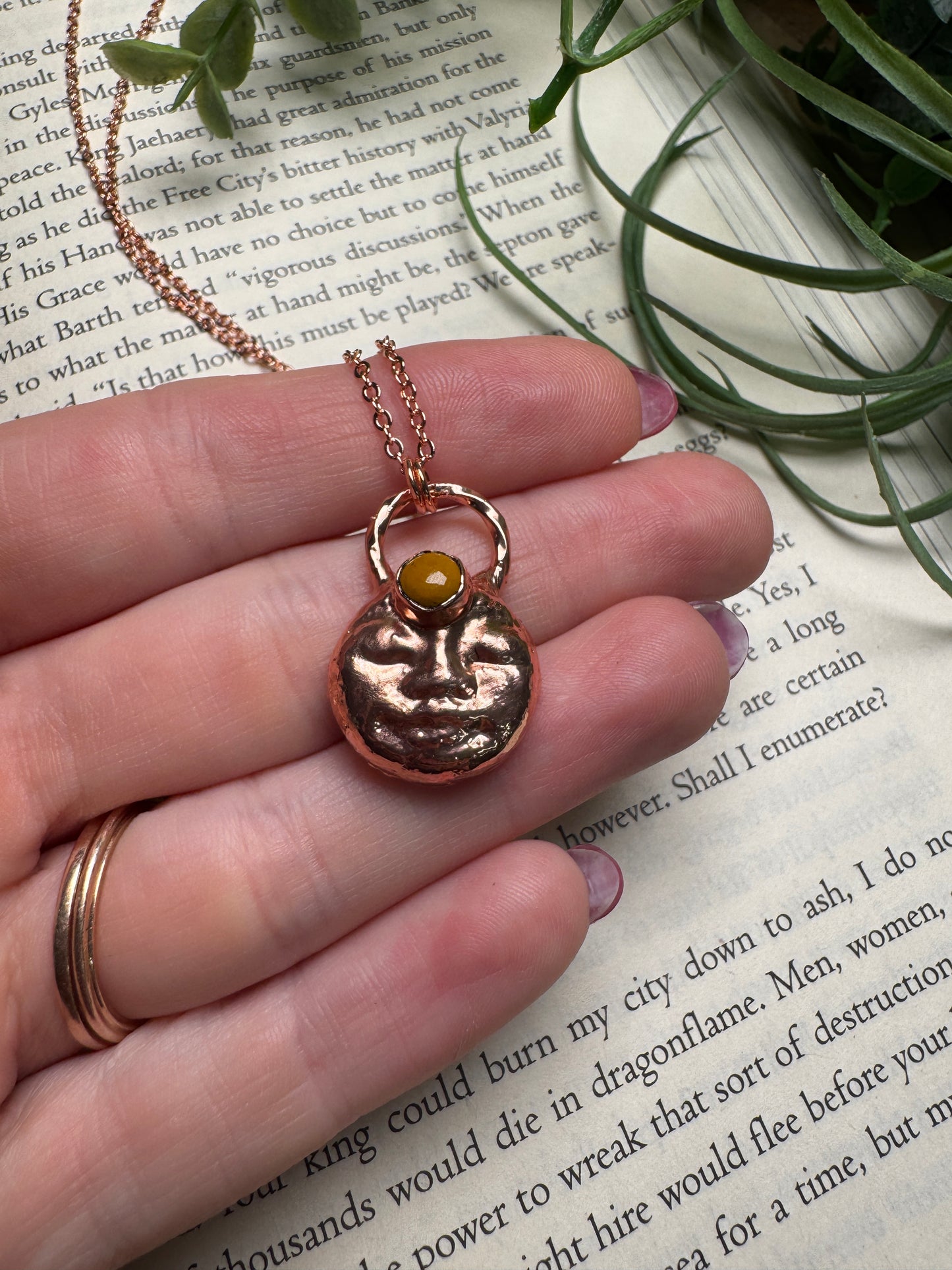 Mookaite Jasper Goddess Necklace